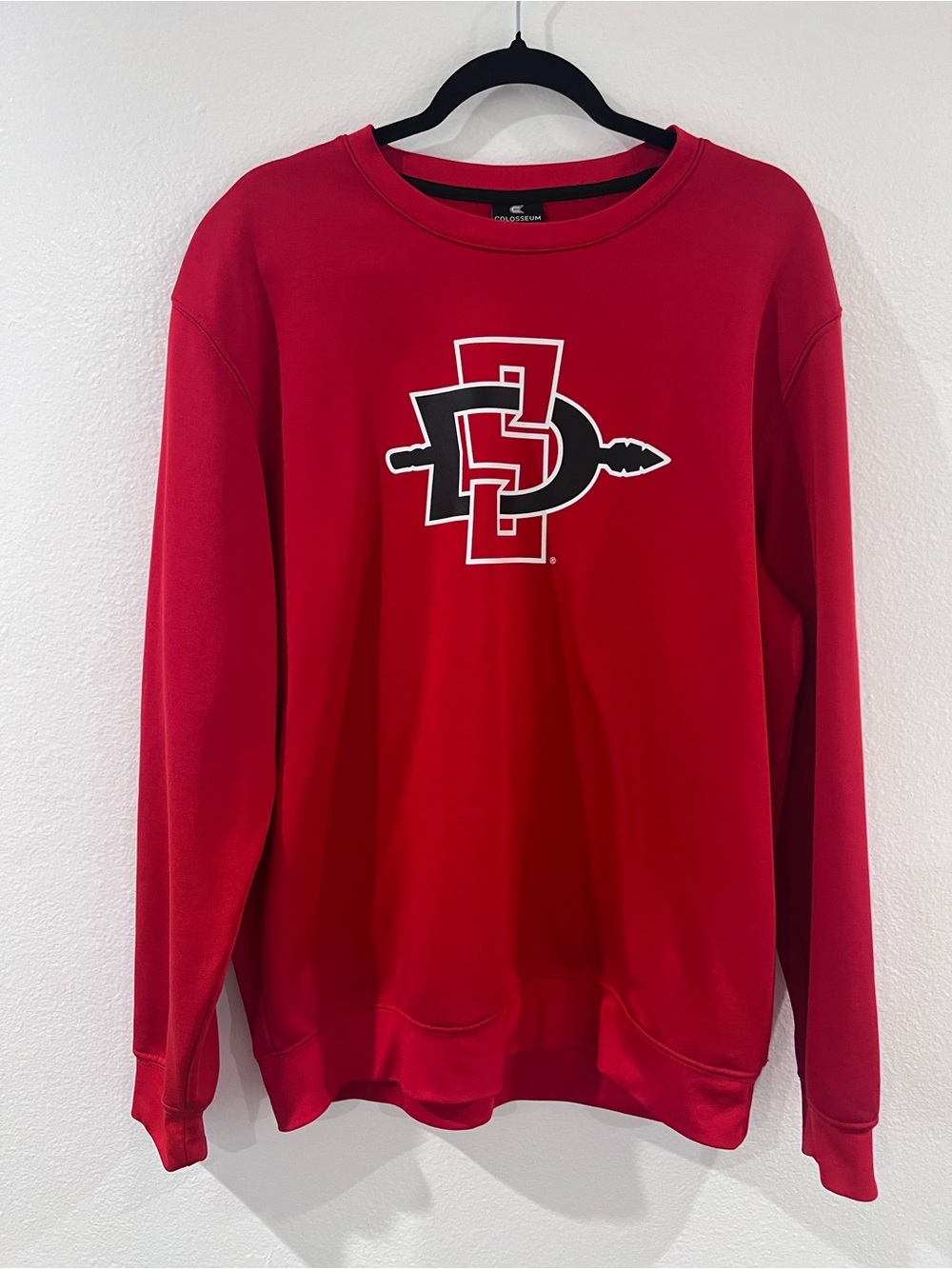 SDSU San Diego State University Aztecs College Colosseum Large Red Sweatshirt
